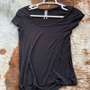 Black Basic Short Sleeve Tee